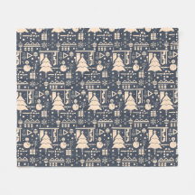 Geometric Christmas Pattern - Modern Design