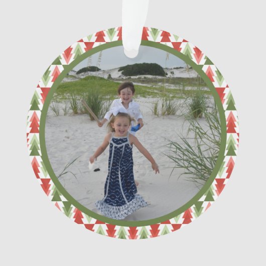 Geometric Christmas Tree Grove オーナメント (正面)