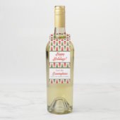 Geometric Christmas Tree Grove ボトルネックタグ (ボトル)