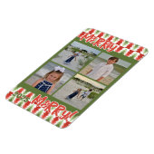 Geometric Christmas Tree Grove マグネット (左側)