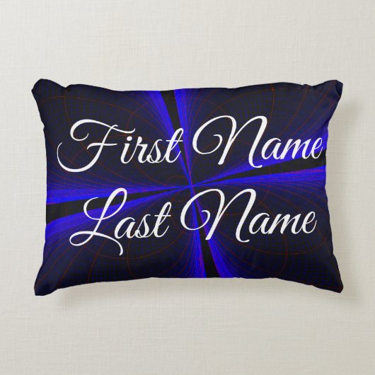 Geometric Clover Leaf Accent Parody Pillow アクセントクッション (正面)