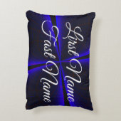 Geometric Clover Leaf Accent Parody Pillow アクセントクッション (裏面(縦))