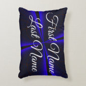 Geometric Clover Leaf Accent Parody Pillow アクセントクッション (正面(垂直))