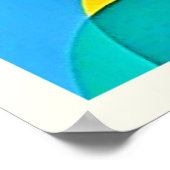 Geometric Color Symphony ポスター (角)