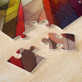 Geometric Colorful Swirl ジグソーパズル (側面)