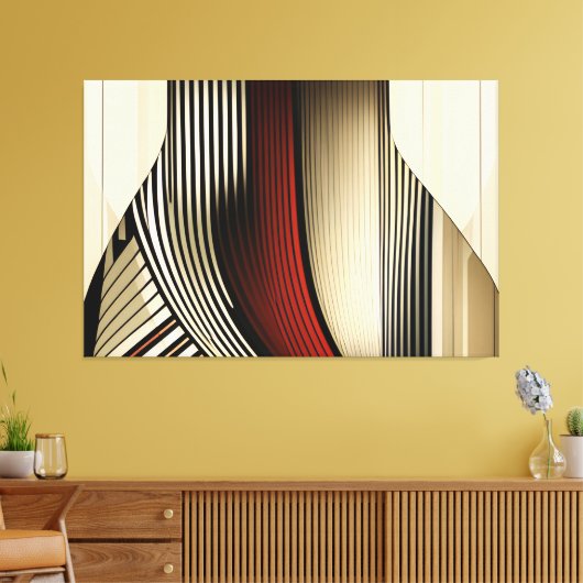 Geometric Convergence キャンバスプリント (インサイチュ (リビング))