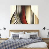 Geometric Convergence キャンバスプリント (インサイチュ (寝室))