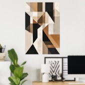 Geometric Convergence ポスター (ホームオフィス)