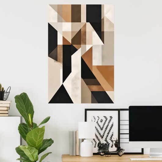 Geometric Convergence ポスター (ホームオフィス)