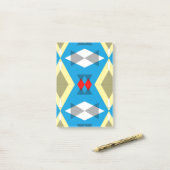 Geometric Convergence in Blue and Gold ポストイット (デスク上)