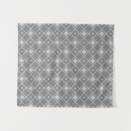 Geometric cross pendant タペストリー (正面(横))