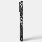 Geometric Crystal Black and White iPhone Case Case-Mate iPhoneケース (裏面 / 左)