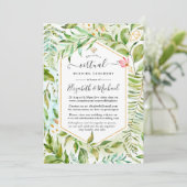 Geometric Crystal Online 結婚 Virtual 招待状 (スタンド正面)