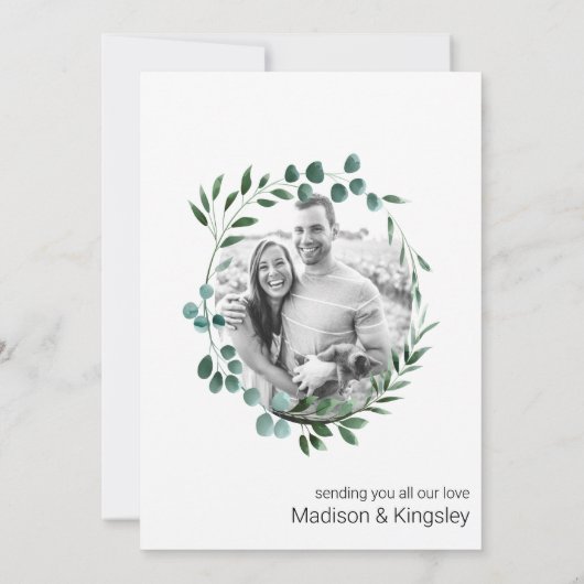 Geometric Cube High Techの結婚ギフトありがとう サンキューカード (裏面)