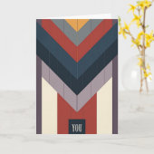 Geometric Dads Day You カード (黄色い花)