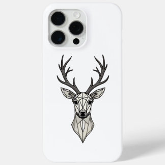 Geometric Deer Design iPhone Case iPhone 15 Pro Maxケース