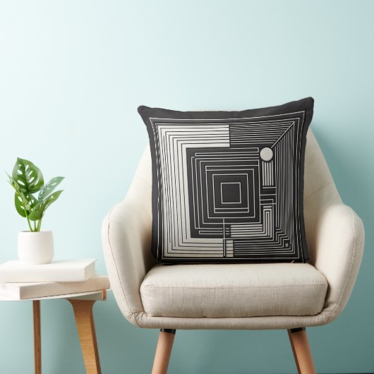 Geometric Depth Grid クッション (椅子)