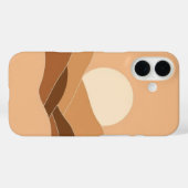Geometric Desert Sunset:シンプルな勉強 Case-Mate iPhoneケース (裏面 (横))