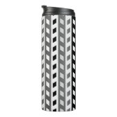 Geometric Design, gray, black, white, タンブラー (回転右)