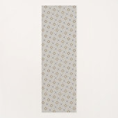 Geometric design off-white  ヨガマット (正面)