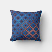 Geometric Diamond Pattern  クッション (正面)