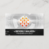 GEOMETRIC DIGITAL TECHNOLOGYロゴ 名刺 (正面)