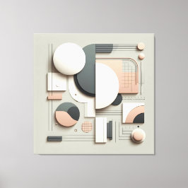 Geometric Dimensional Structure キャンバスプリント