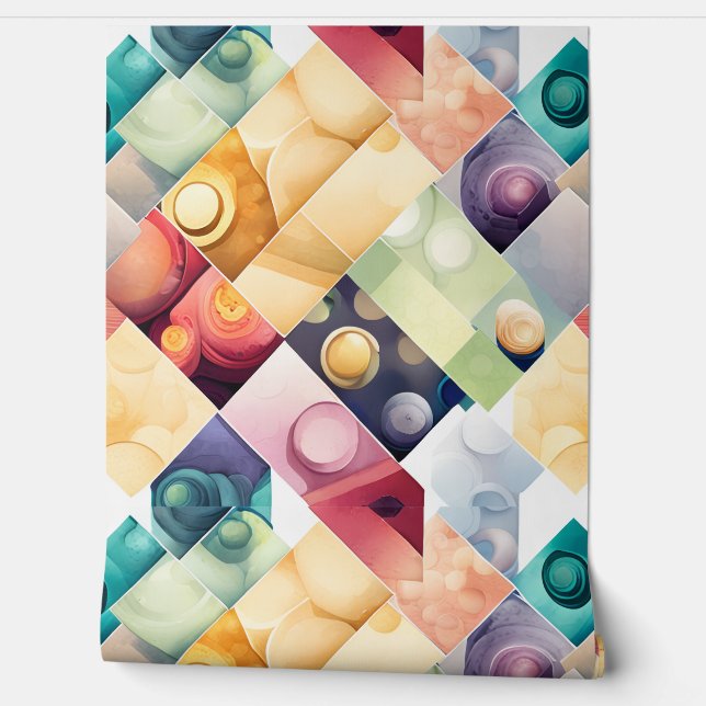 Geometric Drops 壁紙 (ほどく)