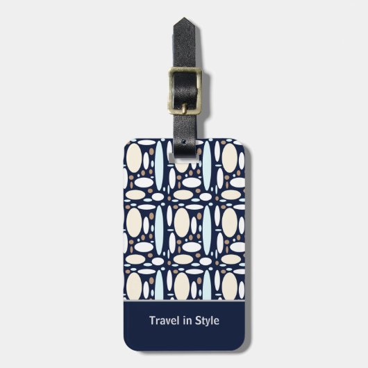 Geometric Elegance ラゲッジタグ (正面縦)