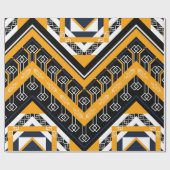 Geometric ethnic oriental pattern traditional desi ラッピングペーパー (フラット)