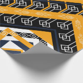 Geometric ethnic oriental pattern traditional desi ラッピングペーパー (角)