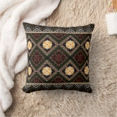 Geometric ethnic pattern seamless design クッション (ブランケット)