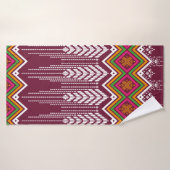 Geometric ethnic pattern traditional background, v バスタオル (バスタオル)