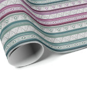 geometric ethnic tribal pattern of American Indian ラッピングペーパー (ロールコーナー)