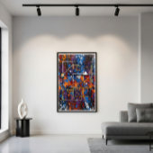 Geometric Explosion Urban Abstract ポスター