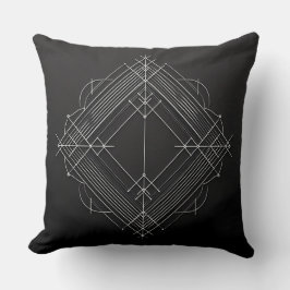 Geometric Filigree Diamond クッション