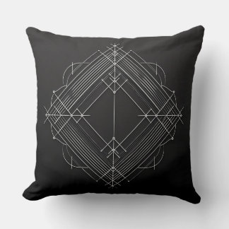 Geometric Filigree Diamond クッション