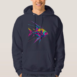 Geometric Fish Hoodie パーカ