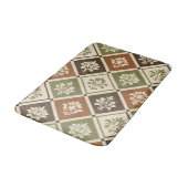 Geometric Floral バスマット (アングル)