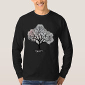 Geometric Floral Fantasy Cherry Blossom Tree of Li Tシャツ (正面)