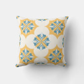 Geometric Floral Seamless Pattern クッション (裏面)