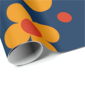 Geometric florals ラッピングペーパー (ロールコーナー)