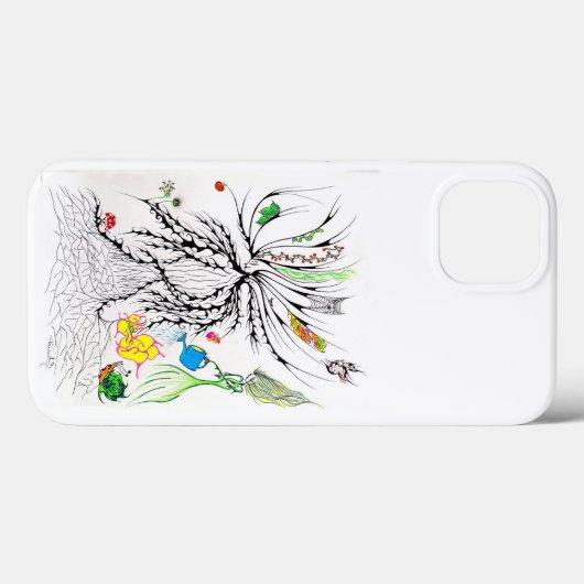 Geometric Flow iPhoneケース – ユニーク & Visionary Case-Mate iPhoneケース (裏面 (横))