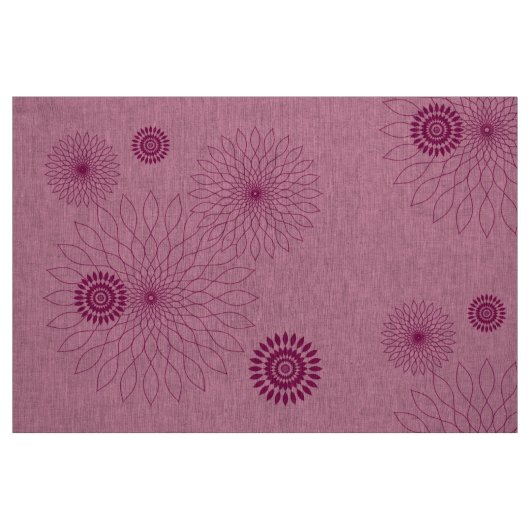 Geometric Flower〜ピンク〜 ファブリック (ファットクウォーター)