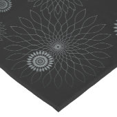 Geometric Flower〜ブラック〜 ショートテーブルランナー (コーナー)