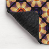 Geometric  Flower- like Shapes in Golds マウスパッド (コーナー)