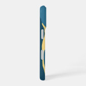 Geometric Fluid Abstract  — Gift for Art Lovers iPhone 16ケース (右側面)