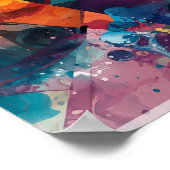 Geometric Fluidity ポスター (角)