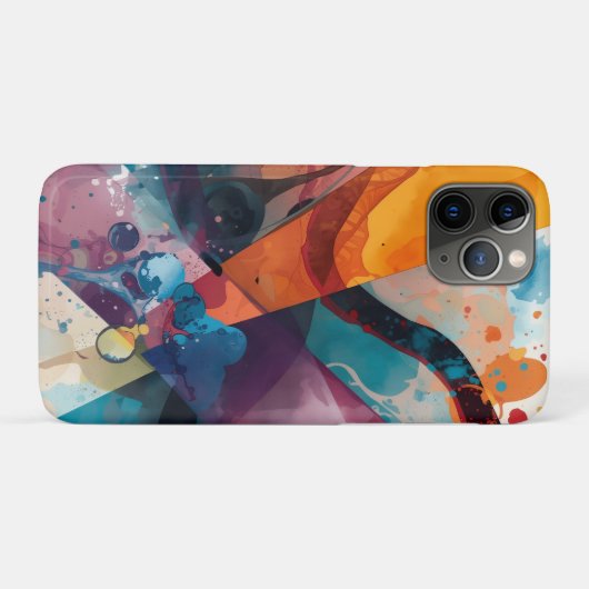 Geometric Fluidity Case-Mate iPhoneケース (裏面(横))