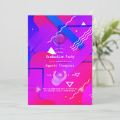 Geometric Glow Virtual Gradation Party 招待状 (スタンド正面)